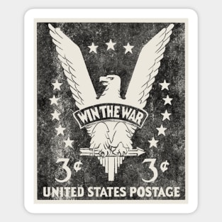 Win The War - black Sticker